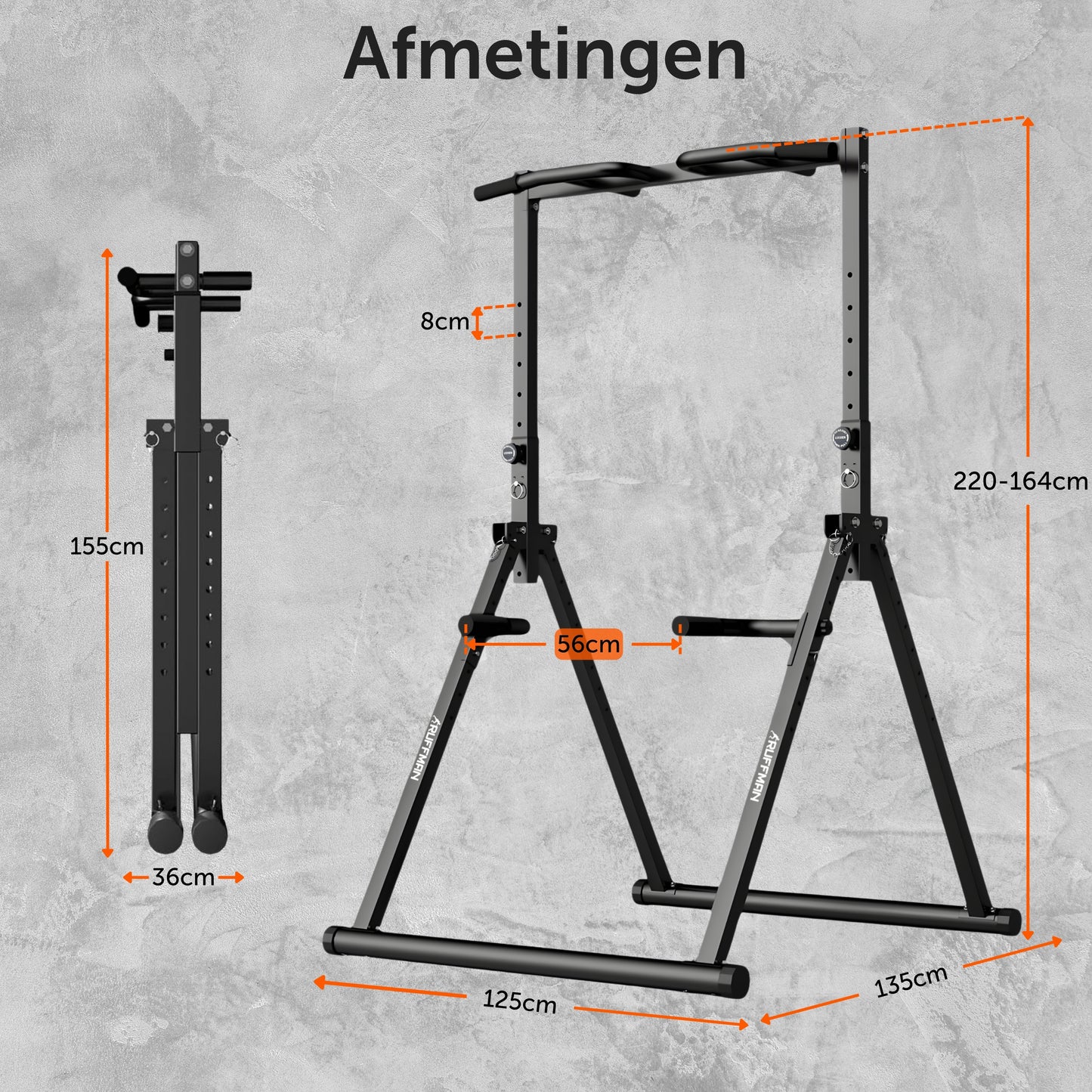Pull up station opvouwbaar - FPT165