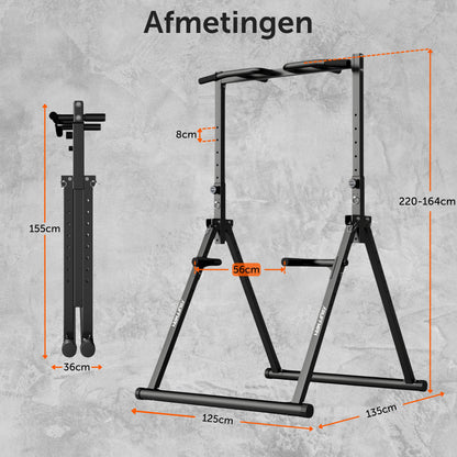 Pull up station opvouwbaar - FPT165