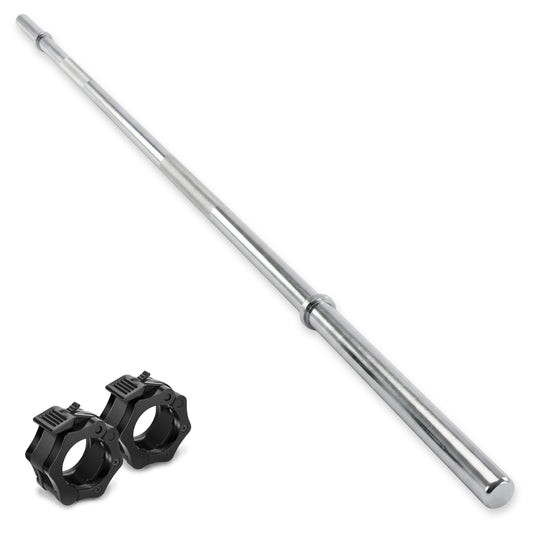 Halterstang - Barbell - Met Halterklemmen - 180 cm - Ø 30 mm