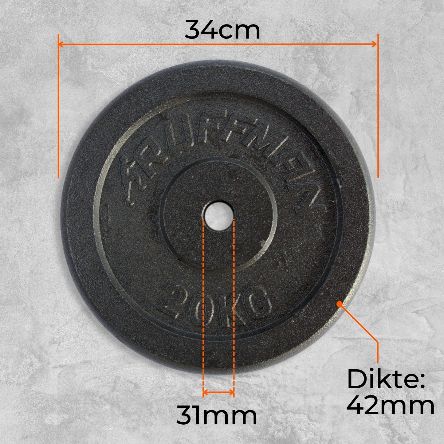 20kg halterschijf