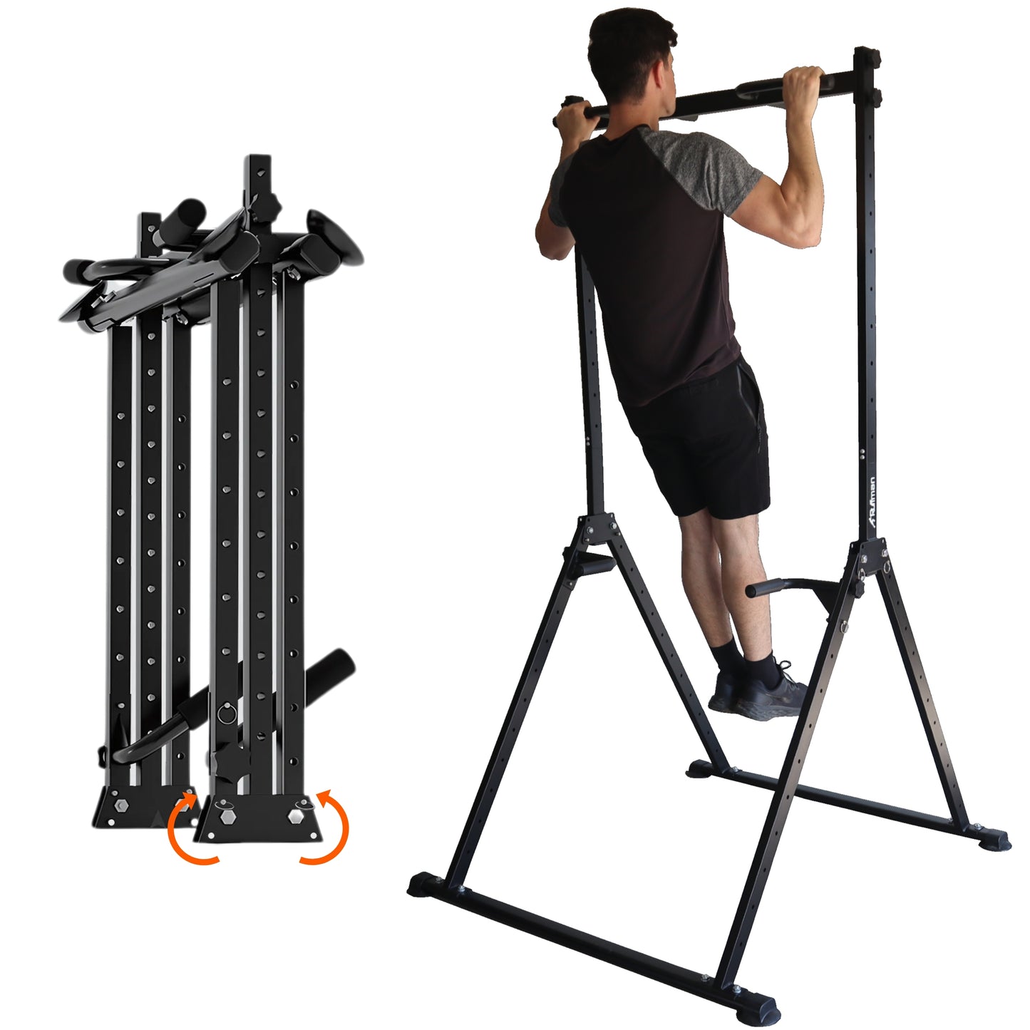 Pull up station opvouwbaar - FPT115 - Power tower - Pull up bar - Dip station