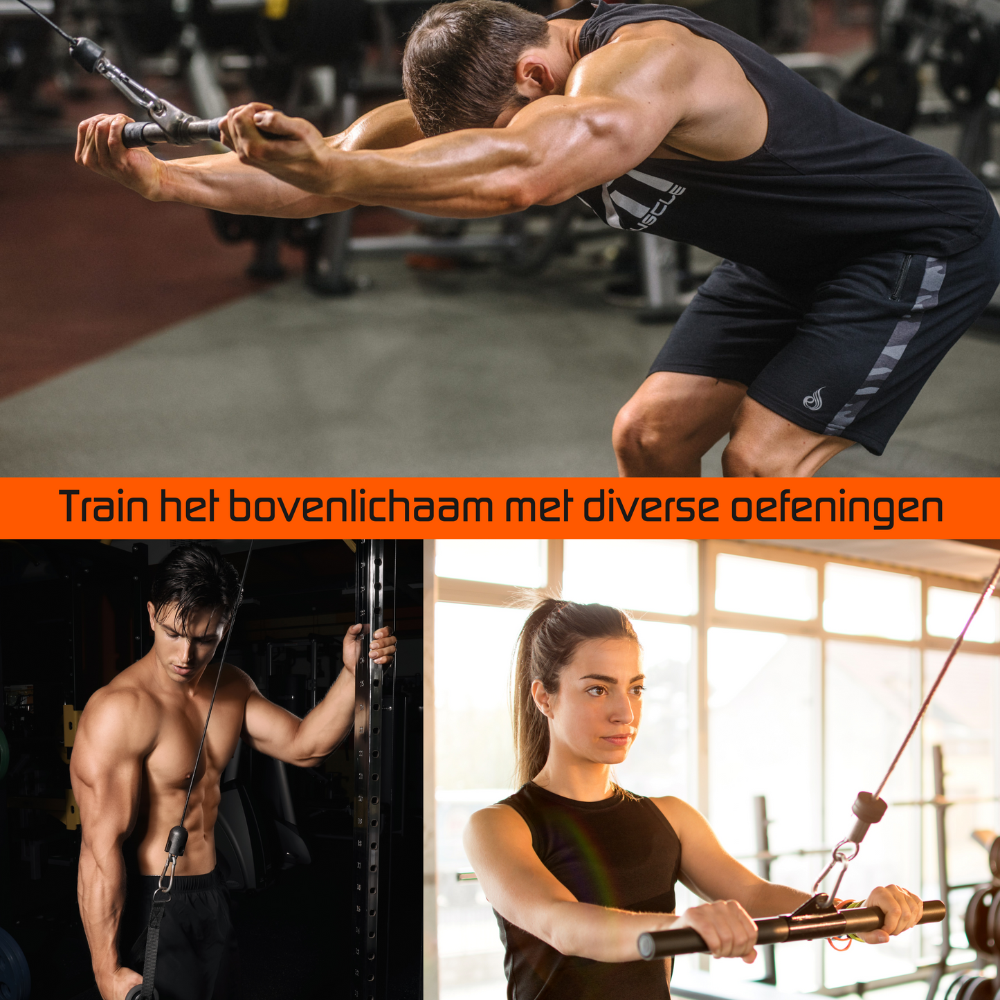 Staalkabel 3m verstelbaar